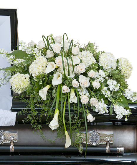 ELEGANT LOVE CASKET SPRAY