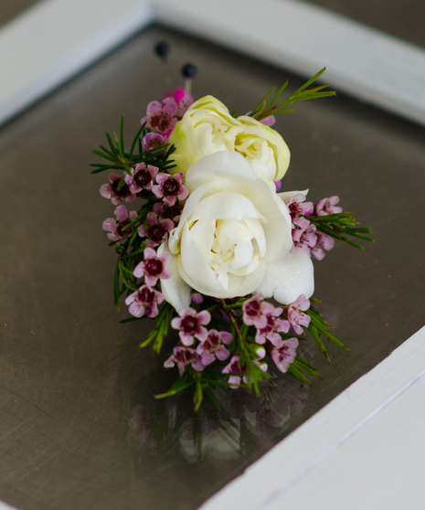 Fancy Freesia Boutonniere