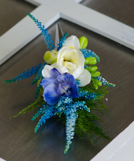 Ocean Mist Boutonniere