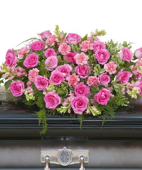 PEACEFUL PINK CASKET SPRAY