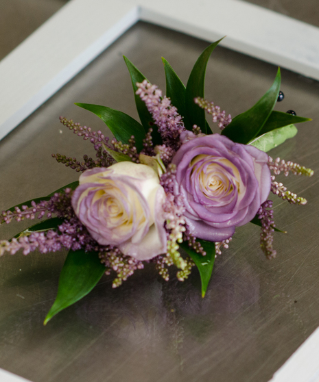 Plum Perfect Boutonniere