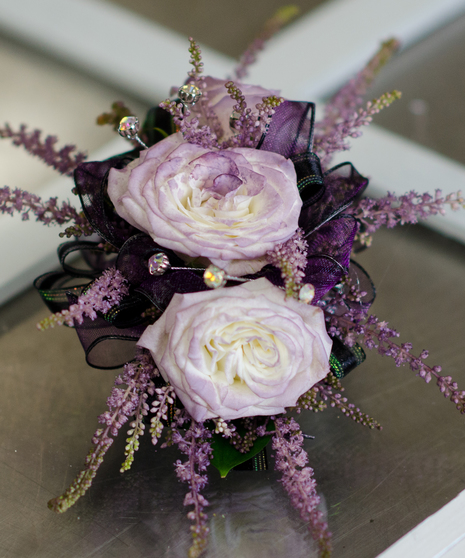 Plum Perfect Corsage