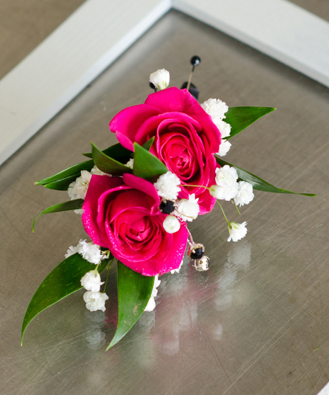 Poppin Pink Boutonniere