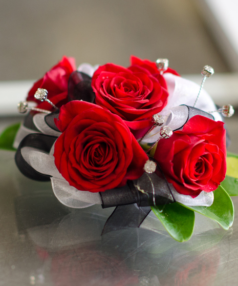 Red Romance Corsage