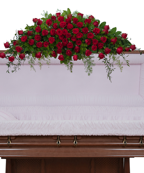 ROYAL ROSE FULL CASKET SPRAY