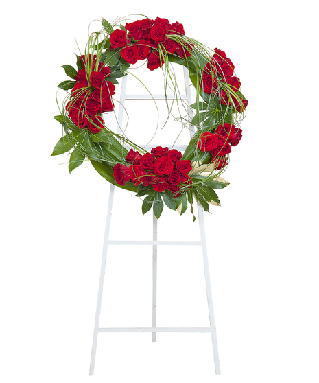 ROYAL WREATH WITH EASEL