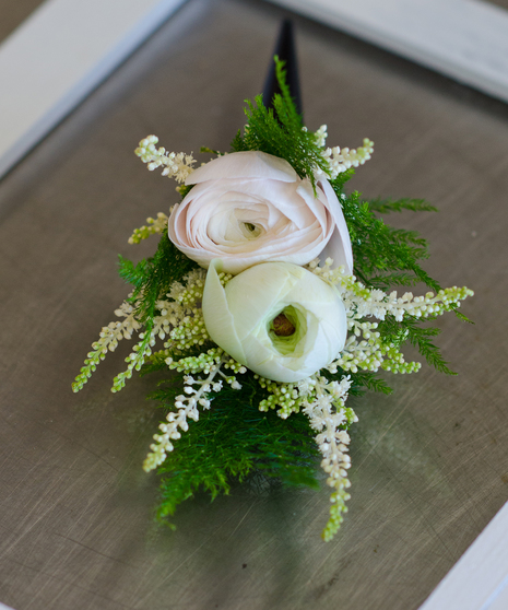 Soft Blush Boutonniere