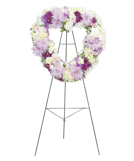 SWEETHEART STANDING SPRAY WITH EASEL