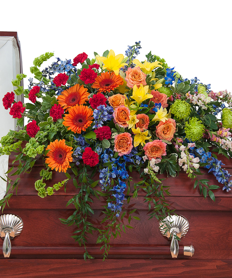 TRESURED CELEBRATION CASKET SPRAY