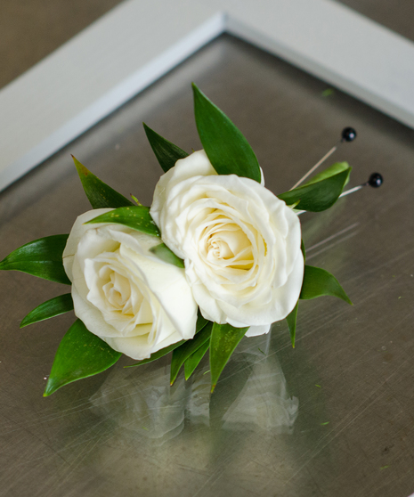 White Knight Boutonniere