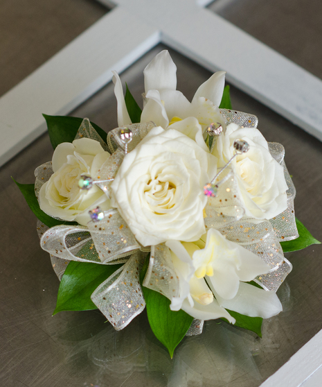 White Knight Corsage
