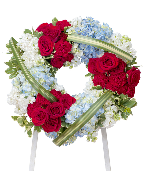 HONOR WREATH WITH EASEL