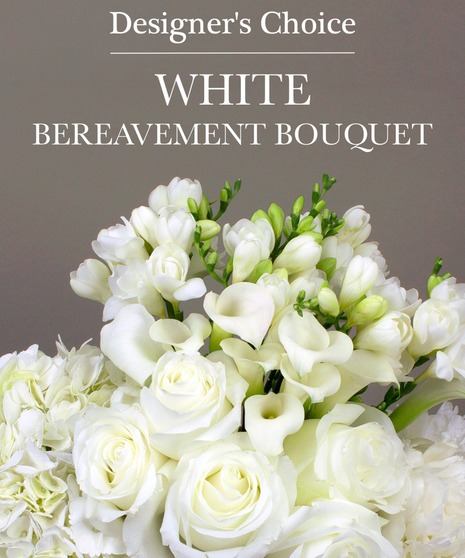 WHITE BEREAVEMENT DESIGNERS CHOICE